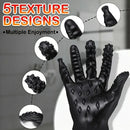 8.3in Finger Spiked Dildo Glove For Manual Massage Stimulating Sex Toy
