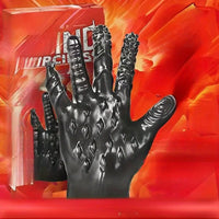8.3in Finger Spiked Dildo Glove For Manual Massage Stimulating Sex Toy