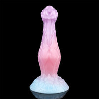 8.3in Inflatable Silicone Soft Fantasy Dildo Adult Toy For Gay Men Sex