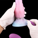 8.3in Inflatable Silicone Soft Fantasy Dildo Adult Toy For Gay Men Sex