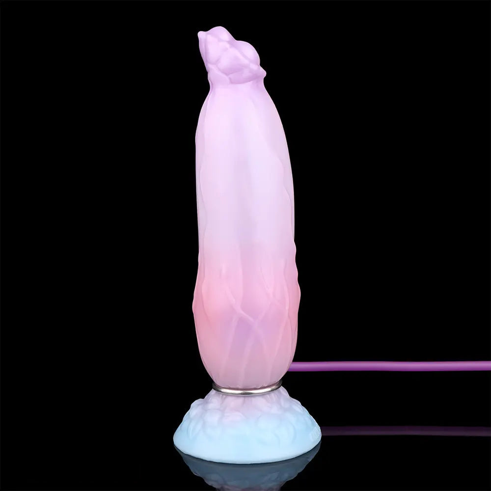 8.3in Inflatable Silicone Soft Fantasy Dildo Adult Toy For Gay Men Sex