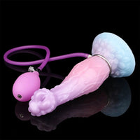 8.3in Inflatable Silicone Soft Fantasy Dildo Adult Toy For Gay Men Sex