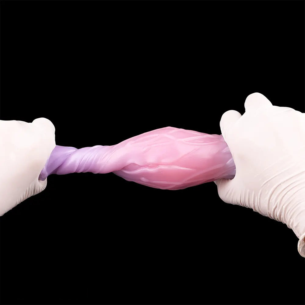 8.3in Inflatable Silicone Soft Fantasy Dildo Adult Toy For Gay Men Sex