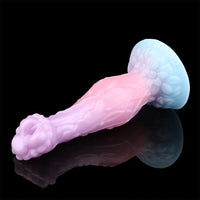 8.3in Inflatable Silicone Soft Fantasy Dildo Adult Toy For Gay Men Sex