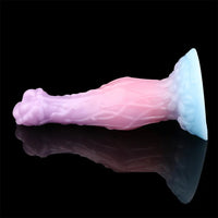 8.3in Inflatable Silicone Soft Fantasy Dildo Adult Toy For Gay Men Sex