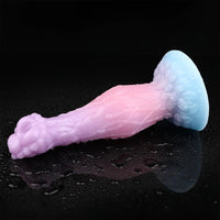 8.3in Inflatable Silicone Soft Fantasy Dildo Adult Toy For Gay Men Sex