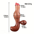 8.3in Liquid Silicone Soft Odd Big Dildo Female Stimulator Big Penis Toy