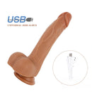 8.3in Remote Control Heating Swing Vibrating Lifelike Dildo For Female