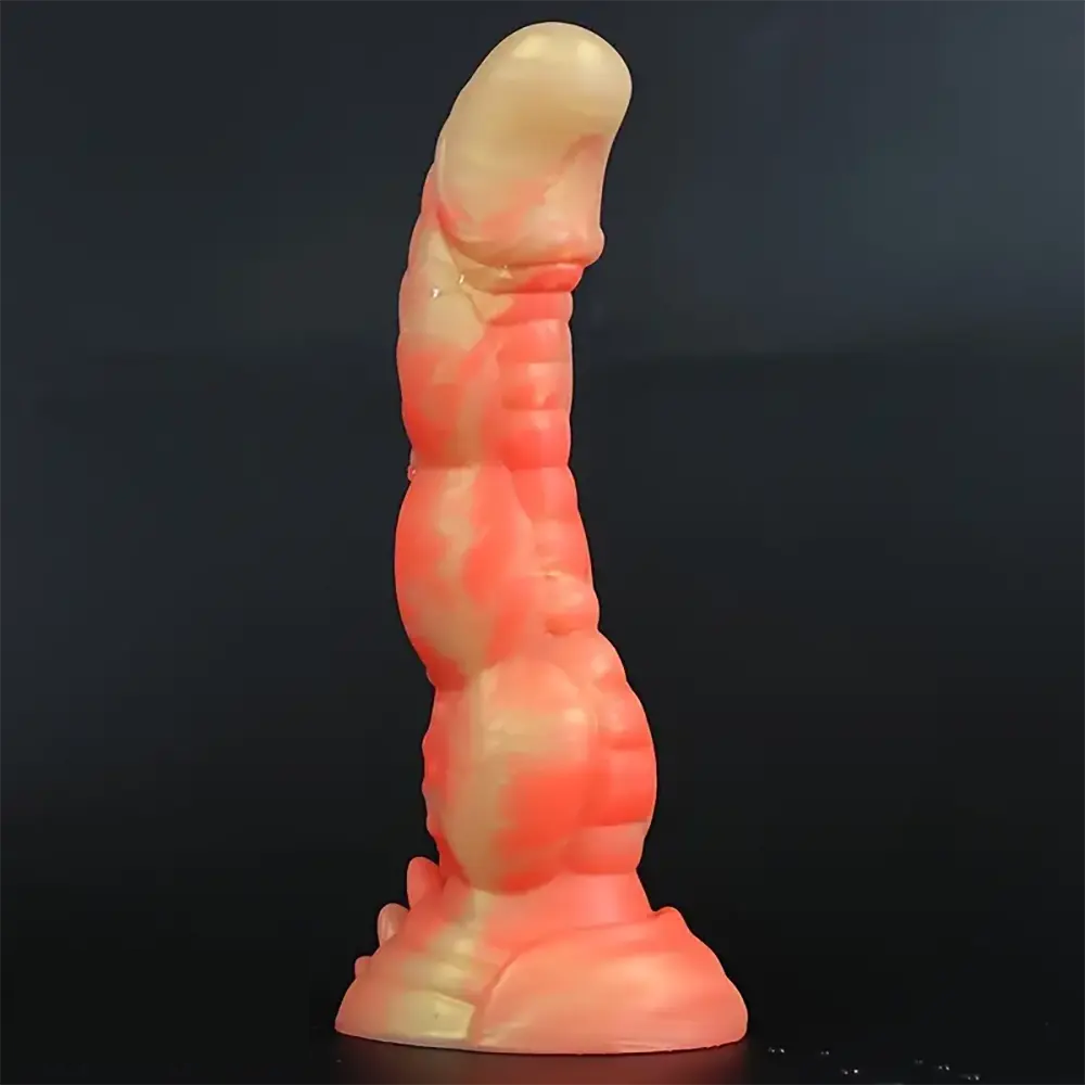8.3in Silicone Big Soft Monster Odd Dildo For G-spot Anal Stimulation