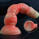 8.3in Silicone Big Soft Monster Odd Dildo For G-spot Anal Stimulation