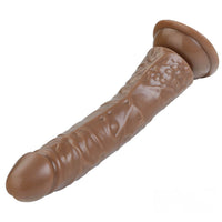 8.3in Silicone Brown Lifelike Dildo For Couples Adult Sex Toy