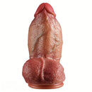 8.3in Silicone Soft Thick Penis Solid Color Dildo For G-spot Stimulation