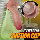 8.3in Soft Thick Dildo Real Skin Dual Density Silicone G-Spot Stimulator
