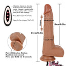 8.3in Wireless 5 Modes Thrusting Vibrating Quiet Heating Dildo