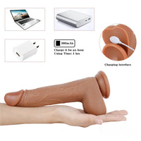 8.3in Wireless 5 Modes Thrusting Vibrating Quiet Heating Dildo