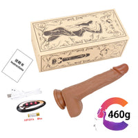 8.3in Wireless 5 Modes Thrusting Vibrating Quiet Heating Dildo