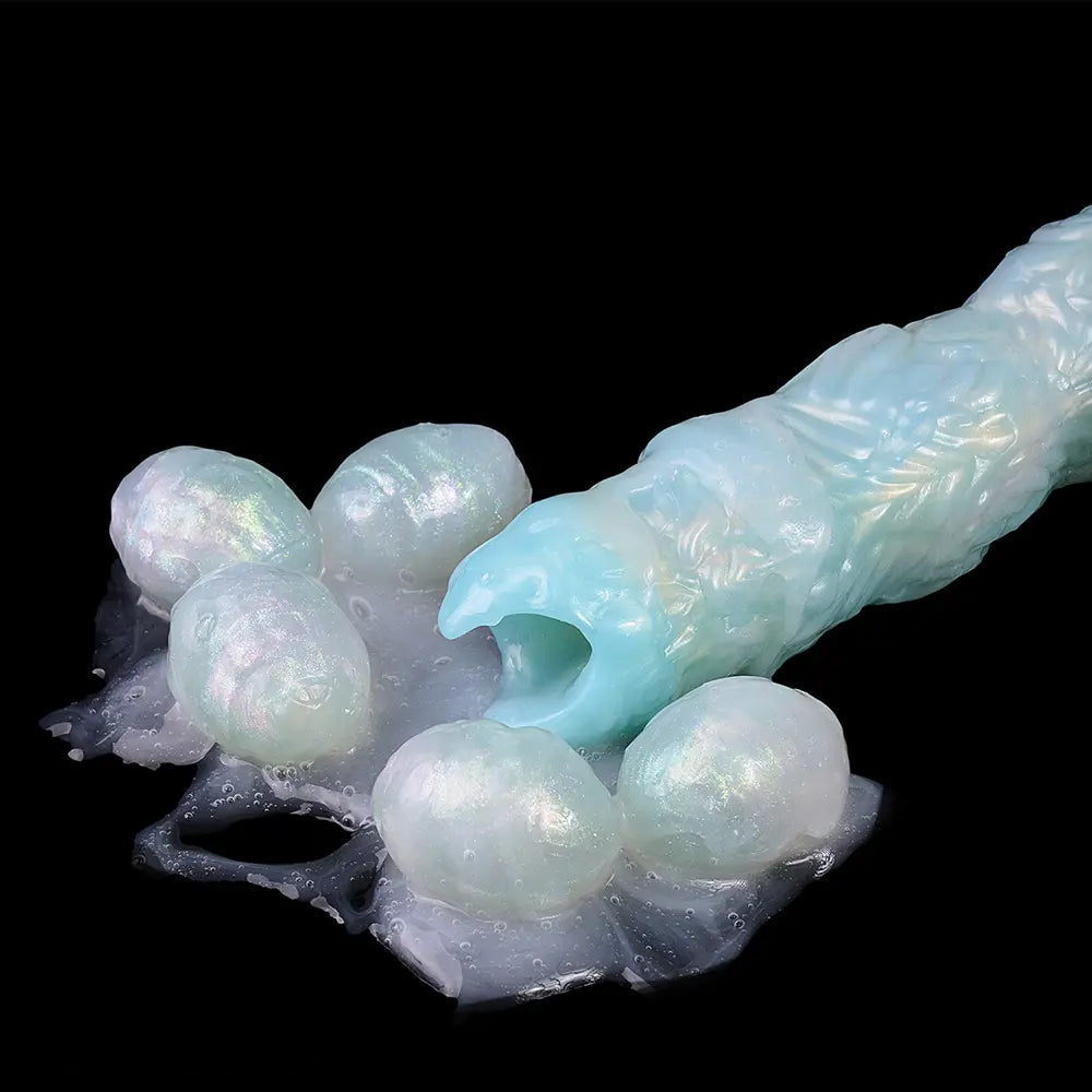 8.42in Adult Masturbation Pleasure Ovipositor Egg Laying Inflatable Dildo