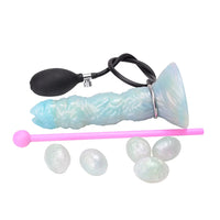 8.42in Adult Masturbation Pleasure Ovipositor Egg Laying Inflatable Dildo
