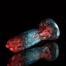 8.43in 10.23in Soft-on Hard Inside Silicone Fantasy Dragon Manual Dildo