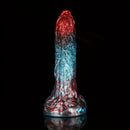 8.43in 10.23in Soft-on Hard Inside Silicone Fantasy Dragon Manual Dildo