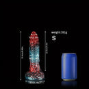 8.43in 10.23in Soft-on Hard Inside Silicone Fantasy Dragon Manual Dildo