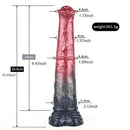 8.43in 10.55in 11.18in 11.22in 12.01in Silicone Soft Horse Big Thick Dildo