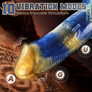 8.43in Fantasy Dildo Vibrator Zipper Monster Thick Dildo Adult Sex Toy