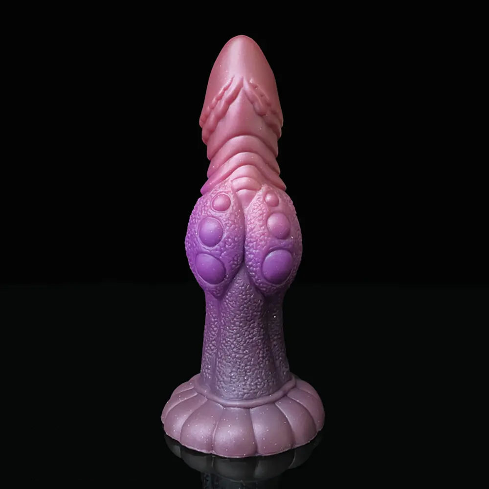 8.43in Monster Knot Silicone Soft Big Dildo Fantasy Odd Cock Love Toy