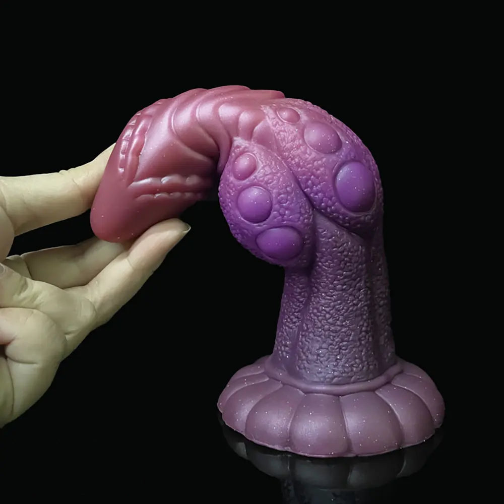 8.43in Monster Knot Silicone Soft Big Dildo Fantasy Odd Cock Love Toy