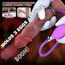 8.44in Realistic Skin Ovipositor Platinum Silicone Dildo Intimate Accessory