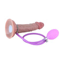 8.44in Realistic Skin Ovipositor Platinum Silicone Dildo Intimate Accessory