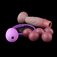 8.45in Ovipositor Platinum Silicone Dildo Soft Realistic Silicone Intimate Toy