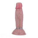 8.45in Ovipositor Platinum Silicone Dildo Soft Realistic Silicone Intimate Toy