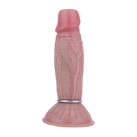 8.45in Ovipositor Platinum Silicone Dildo Soft Realistic Silicone Intimate Toy