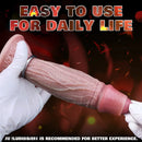 8.45in Ovipositor Platinum Silicone Dildo Soft Realistic Silicone Intimate Toy