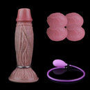 8.45in Ovipositor Platinum Silicone Dildo Soft Realistic Silicone Intimate Toy