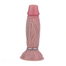 8.45in Ovipositor Platinum Silicone Dildo Soft Realistic Silicone Intimate Toy