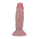 8.45in Ovipositor Platinum Silicone Dildo Soft Realistic Silicone Intimate Toy