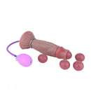 8.45in Ovipositor Platinum Silicone Dildo Soft Realistic Silicone Intimate Toy