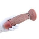 8.45in Ovipositor Platinum Silicone Dildo Soft Realistic Silicone Intimate Toy