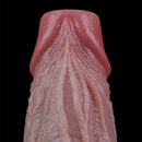8.45in Ovipositor Platinum Silicone Dildo Soft Realistic Silicone Intimate Toy