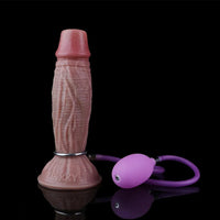 8.45in Ovipositor Platinum Silicone Dildo Soft Realistic Silicone Intimate Toy
