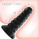 8.46in 10.6in Thick Black Suction Cup Large Adult Sex Toy Dildo For Women