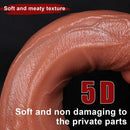 8.46in 9.25in 10.23in 11.22in Real Skin Curved Big Dildo For Prostate G-Spot
