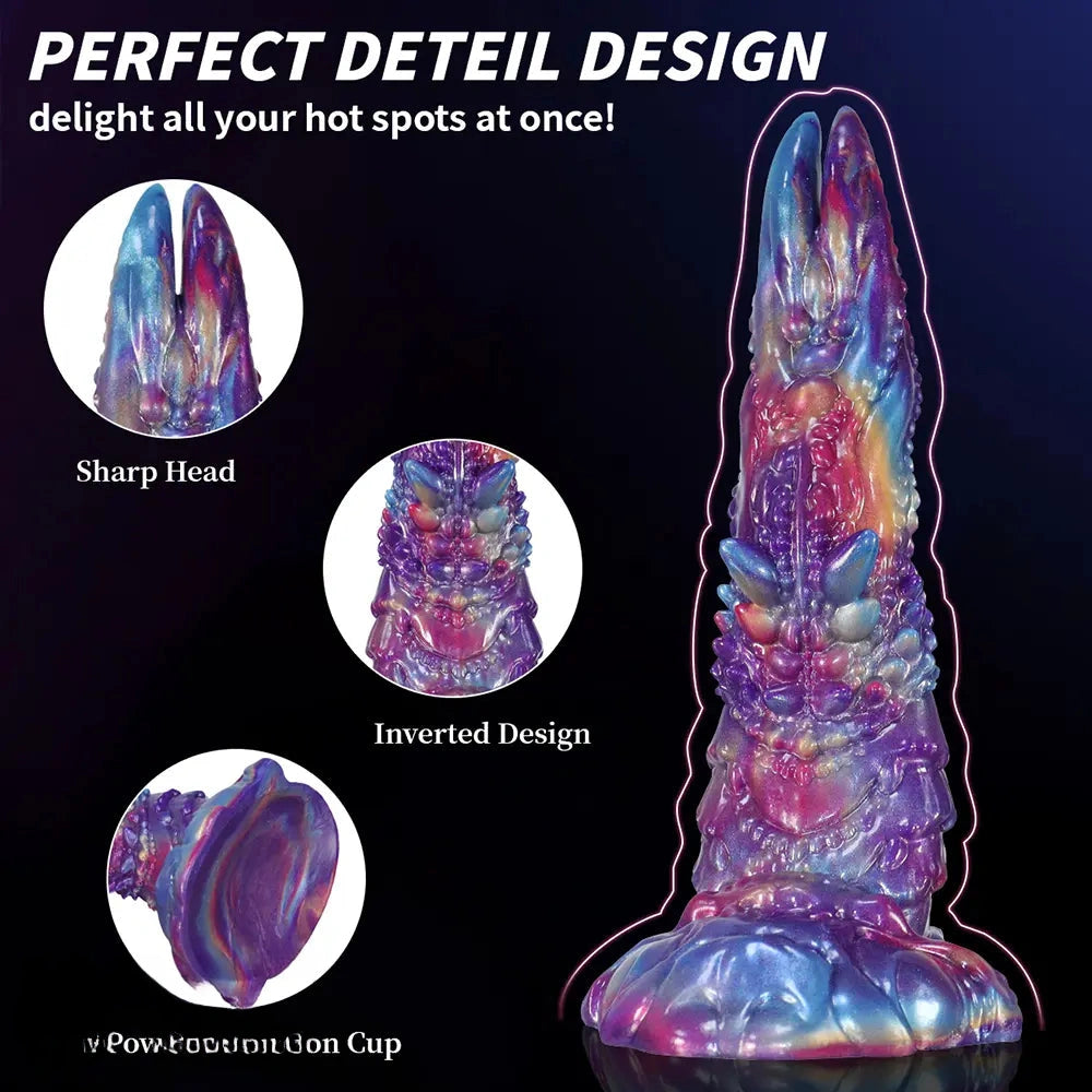 8.46in 9.25in Monster Fantasy Silicone Dildo Massage For Women Cock