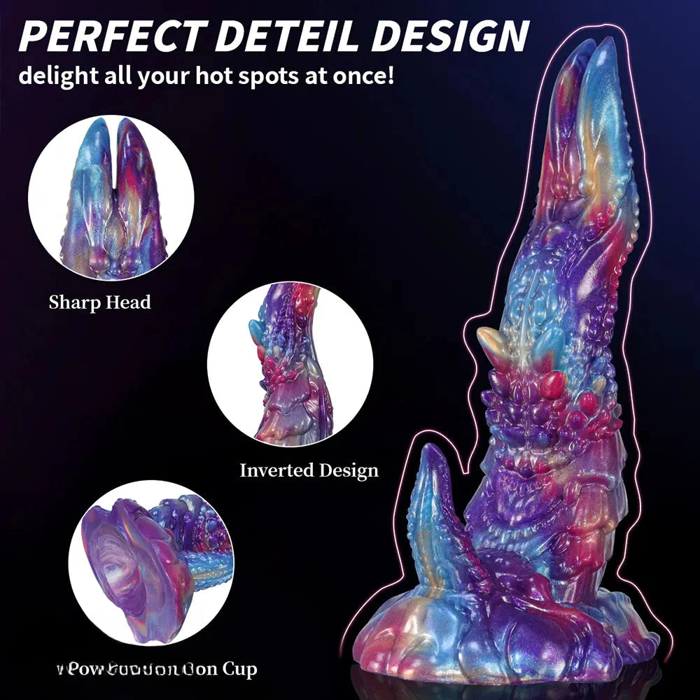 8.46in 9.25in Monster Fantasy Silicone Dildo Massage For Women Cock