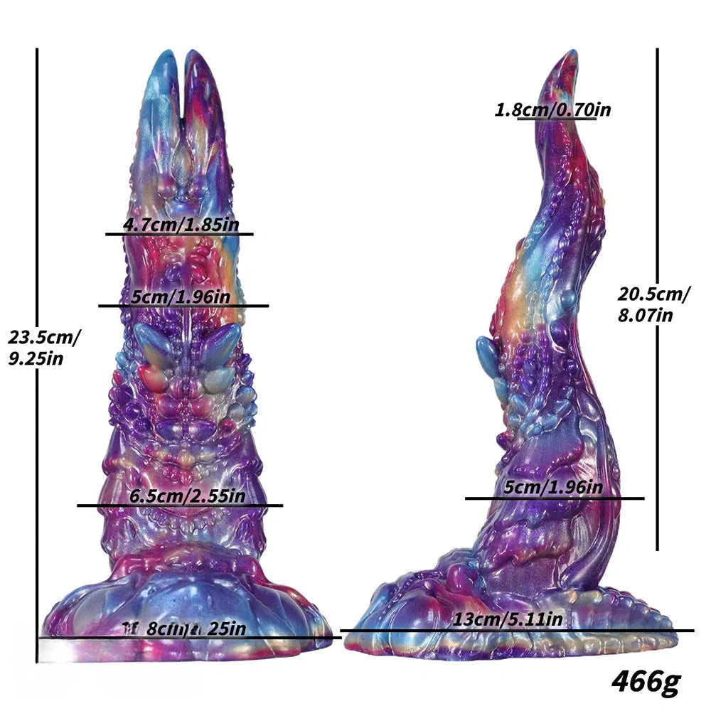 8.46in 9.25in Monster Fantasy Silicone Dildo Massage For Women Cock