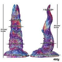 8.46in 9.25in Monster Fantasy Silicone Dildo Massage For Women Cock