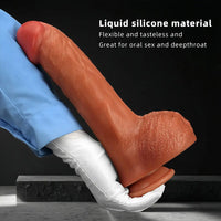8.46in 9.44in 10.23in 11.22in Multiple Sizes Ultra-soft Large Silicone Dildo