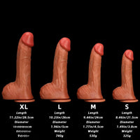 8.46in 9.44in 10.23in 11.22in Multiple Sizes Ultra-soft Large Silicone Dildo